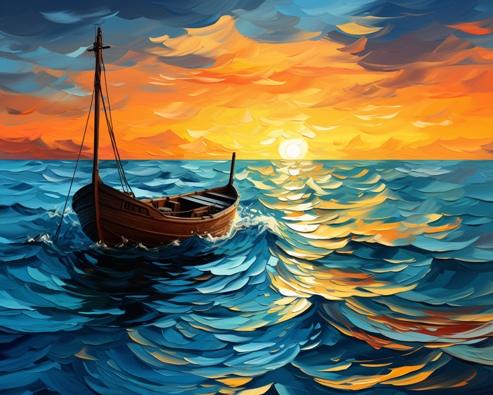 Boot op Zee
