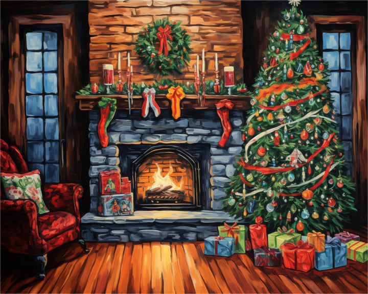 Kerst bij de Open Haard