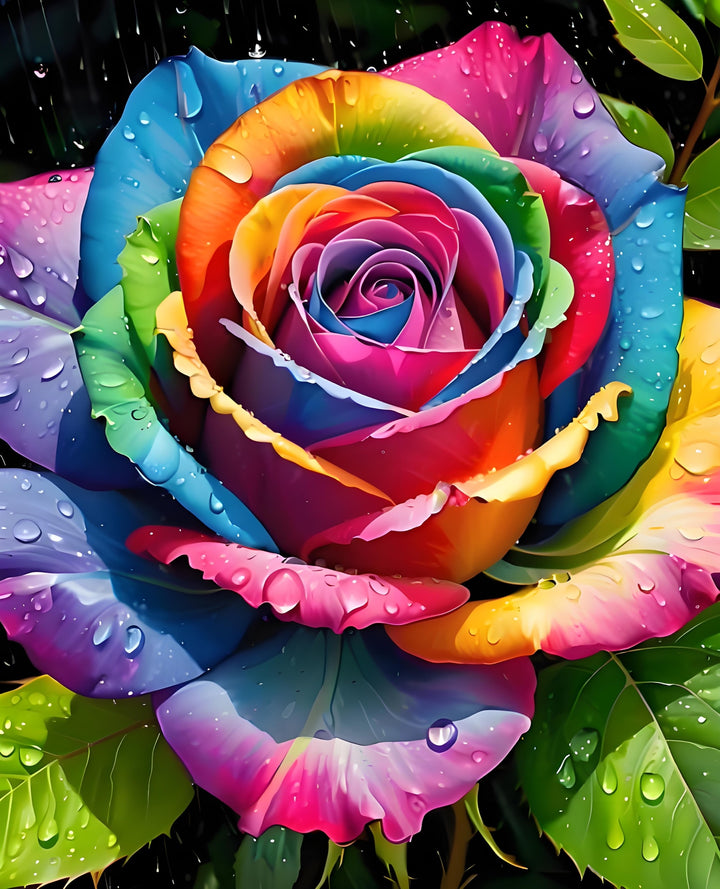 Regenboogroos
