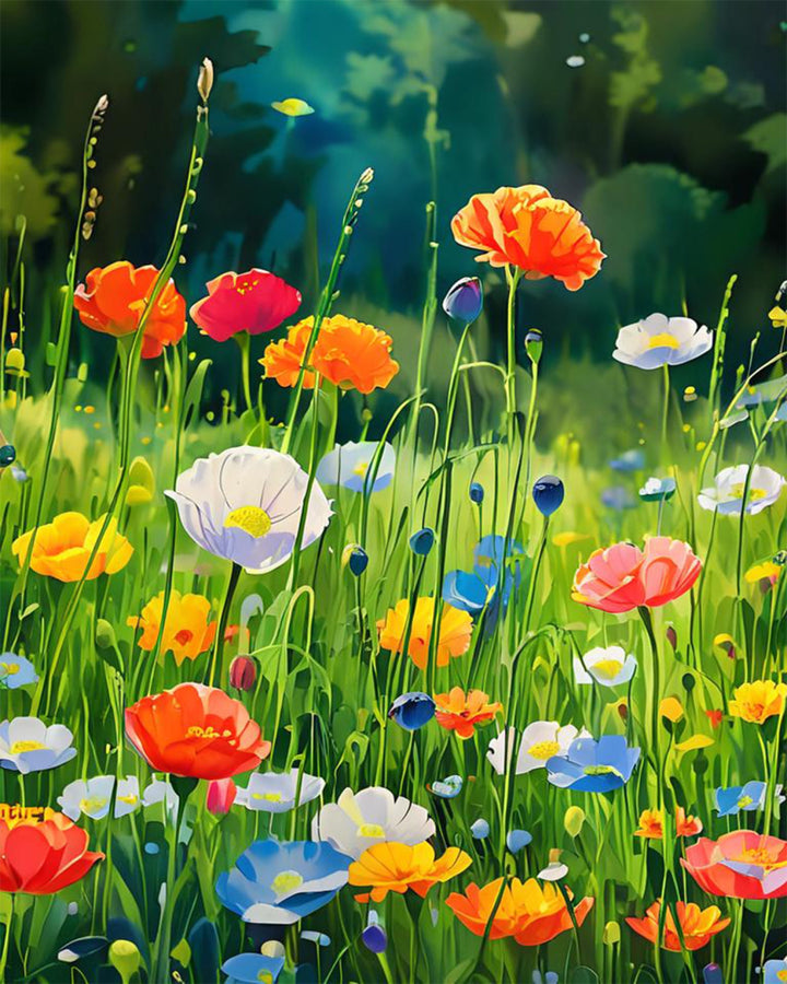 Klaprozen en Wilde Bloemen