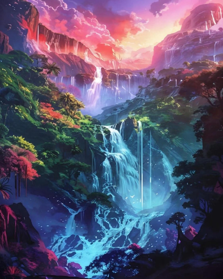 Waterval in Kleur