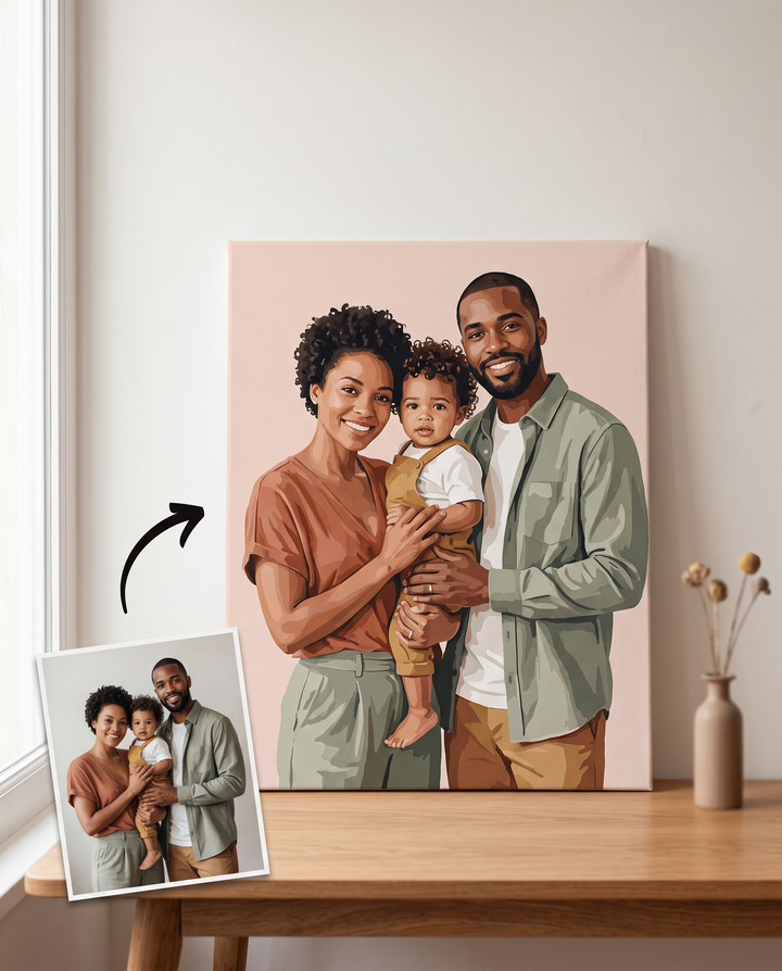 Foto naar Schilderij